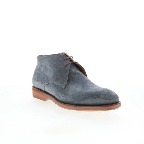 Pastori by Di Bianco Didus Mens Gray Suede Lace Up Chukkas Boots