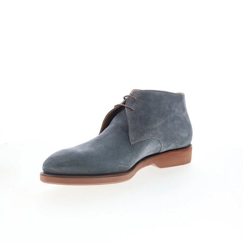 Pastori by Di Bianco Didus Mens Gray Suede Lace Up Chukkas Boots