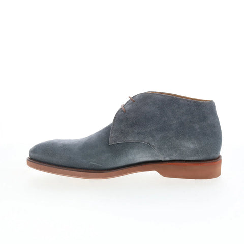 Pastori by Di Bianco Didus Mens Gray Suede Lace Up Chukkas Boots