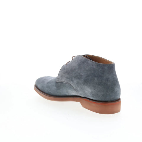 Pastori by Di Bianco Didus Mens Gray Suede Lace Up Chukkas Boots