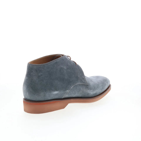 Pastori by Di Bianco Didus Mens Gray Suede Lace Up Chukkas Boots