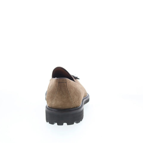 Pastori by Di Bianco Domitia Mens Brown Suede Loafers & Slip Ons Casual Shoes