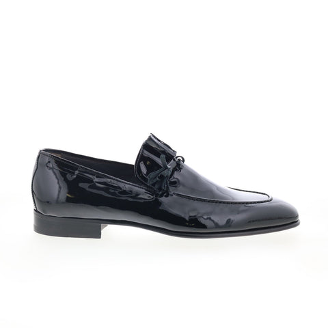 Di Bianco Ducale Mens Black Leather Loafers & Slip Ons Casual Shoes
