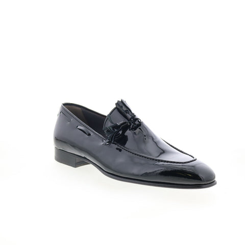 Di Bianco Ducale Mens Black Leather Loafers & Slip Ons Casual Shoes