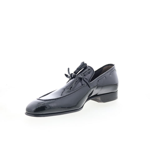 Di Bianco Ducale Mens Black Leather Loafers & Slip Ons Casual Shoes