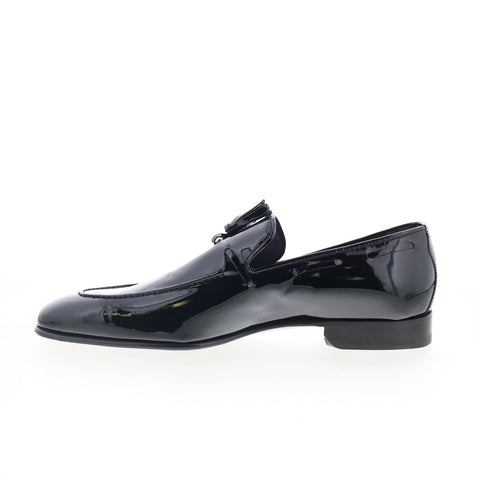 Di Bianco Ducale Mens Black Leather Loafers & Slip Ons Casual Shoes