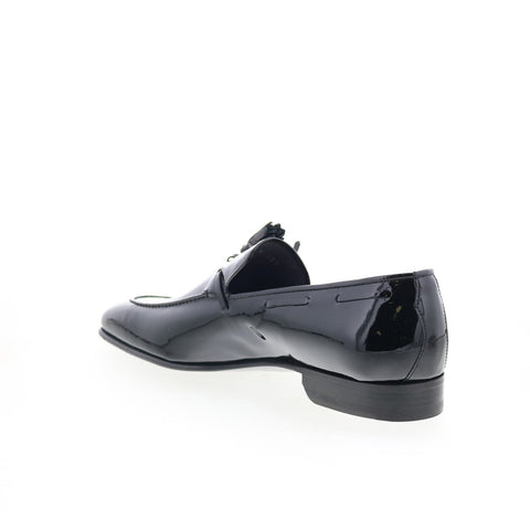 Di Bianco Ducale Mens Black Leather Loafers & Slip Ons Casual Shoes