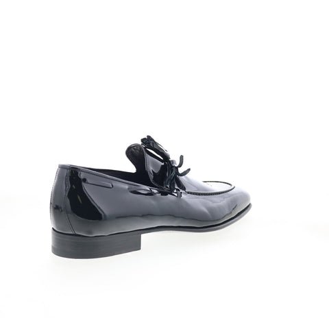 Di Bianco Ducale Mens Black Leather Loafers & Slip Ons Casual Shoes
