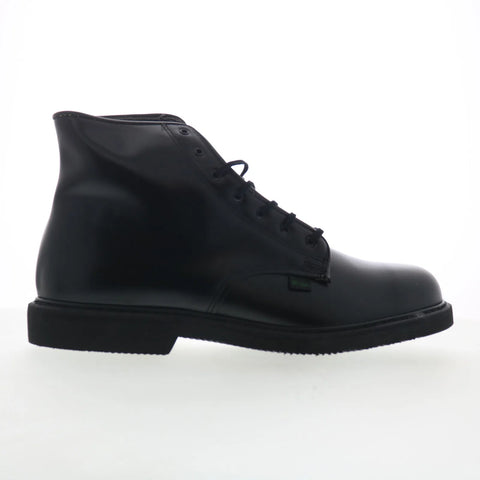 Bates Lites Leather 7 Eye E00058 Mens Black Wide Leather Chukkas Boots