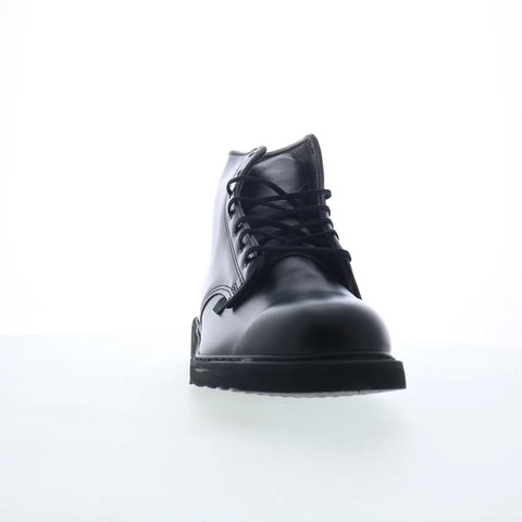 Bates Lites Leather 7 Eye E00058 Mens Black Wide Leather Chukkas Boots