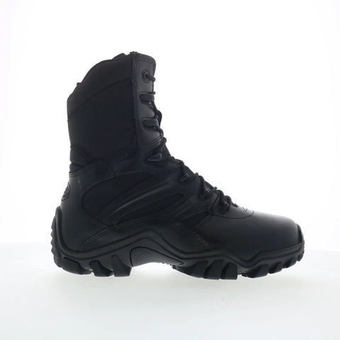 Bates Delta-8 Side Zip E02748 Womens Black Leather Zipper Tactical Boots