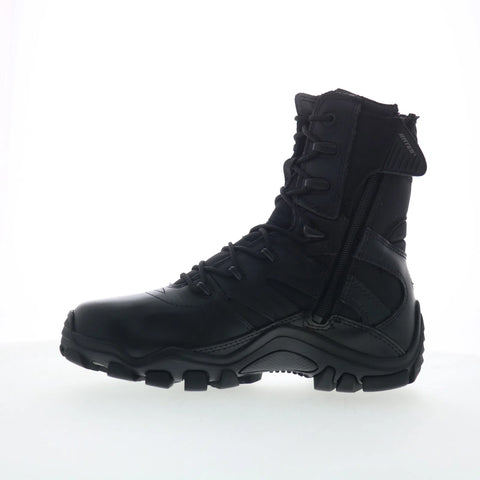 Bates Delta-8 Side Zip E02748 Womens Black Leather Zipper Tactical Boots