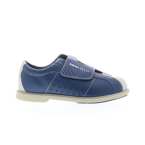 Dexter EBR3881-8 Mens Blue Leather Strap Athletic Bowling Shoes