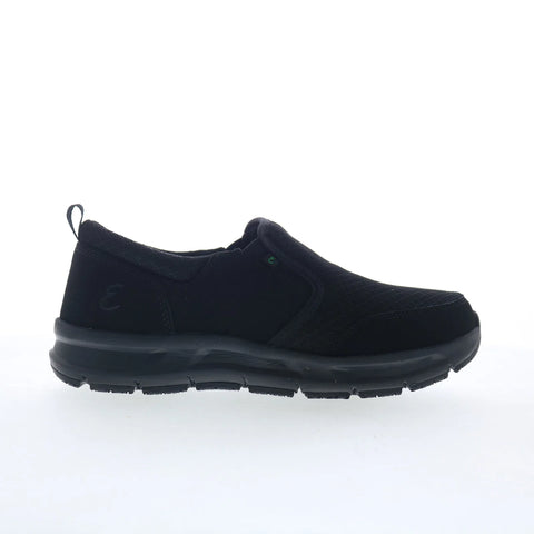 Emeril Lagasse Quarter Slip on Mesh Womens Black Wide Athletic Walking Shoes