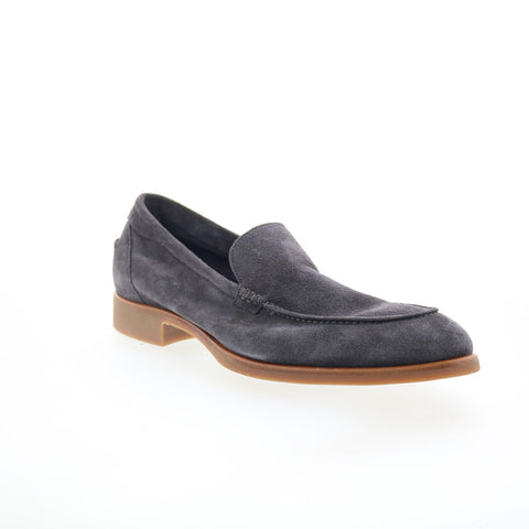Di Bianco Etna Mens Brown Suede Slip On Loafers & Slip Ons Casual Shoes