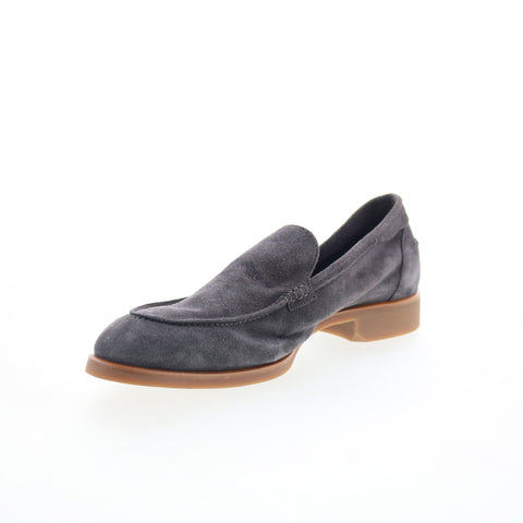 Di Bianco Etna Mens Brown Suede Slip On Loafers & Slip Ons Casual Shoes