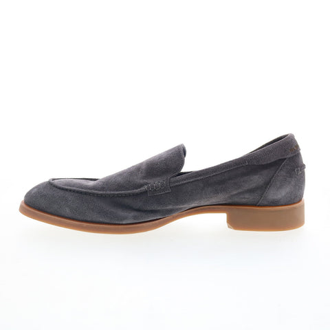 Di Bianco Etna Mens Brown Suede Slip On Loafers & Slip Ons Casual Shoes