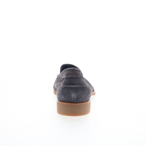 Di Bianco Etna Mens Brown Suede Slip On Loafers & Slip Ons Casual Shoes