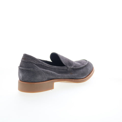 Di Bianco Etna Mens Brown Suede Slip On Loafers & Slip Ons Casual Shoes