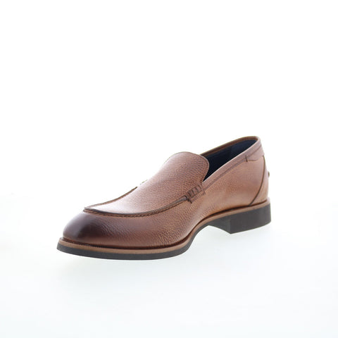 Di Bianco Etna Mens Gray Leather Slip On Loafers & Slip Ons Casual Shoes