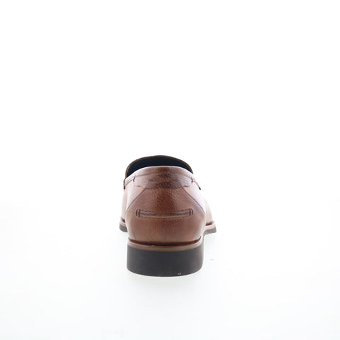 Di Bianco Etna Mens Gray Leather Slip On Loafers & Slip Ons Casual Shoes