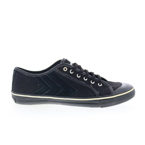 Energie Vulker Wash F00198 Mens Black Suede Lace Up Lifestyle Sneakers Shoes