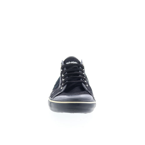 Energie Vulker Wash F00198 Mens Black Suede Lace Up Lifestyle Sneakers Shoes