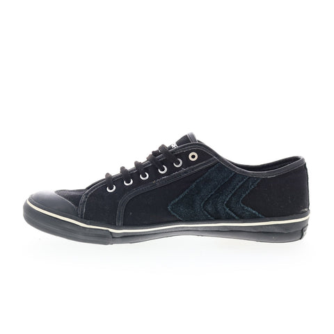 Energie Vulker Wash F00198 Mens Black Suede Lace Up Lifestyle Sneakers Shoes