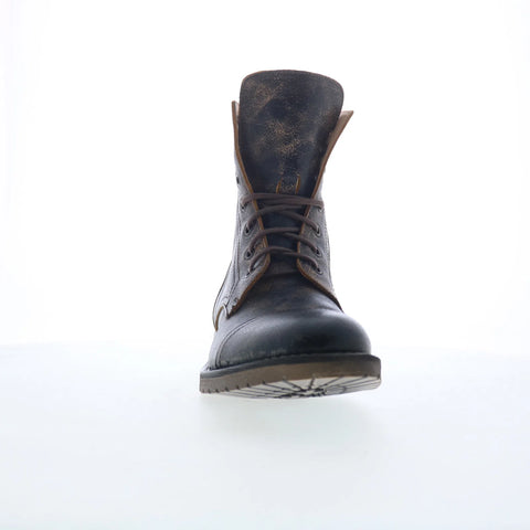Bed Stu Renton F414035 Mens Black Leather Zipper Casual Dress Boots