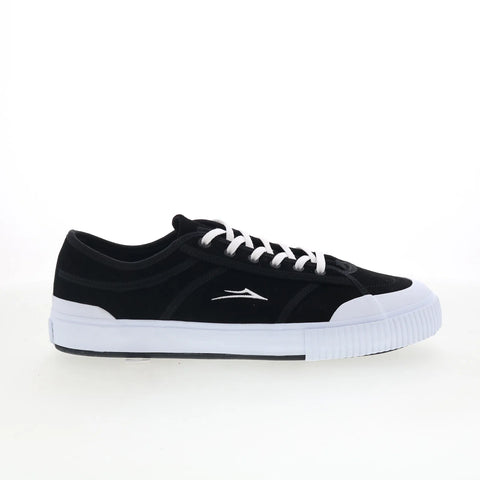 Lakai Conrad Elite Mens Black Suede Lace Up Skate Inspired Sneakers Shoes