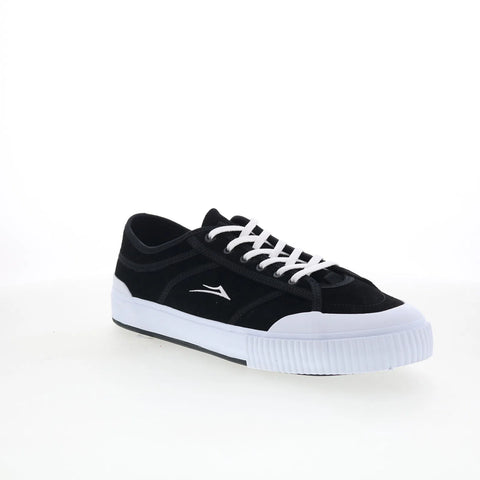 Lakai Conrad Elite Mens Black Suede Lace Up Skate Inspired Sneakers Shoes