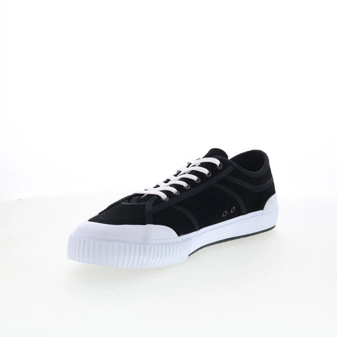 Lakai Conrad Elite Mens Black Suede Lace Up Skate Inspired Sneakers Shoes