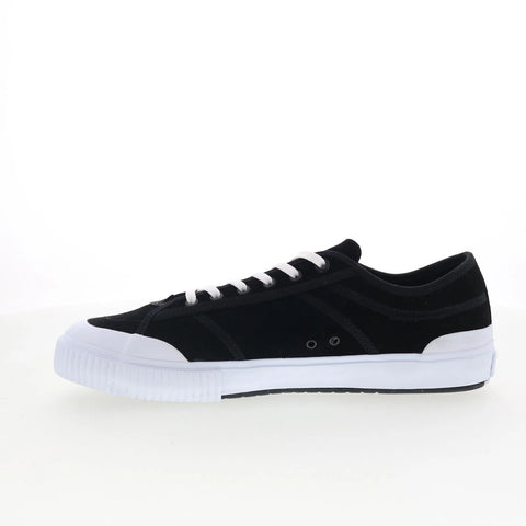 Lakai Conrad Elite Mens Black Suede Lace Up Skate Inspired Sneakers Shoes