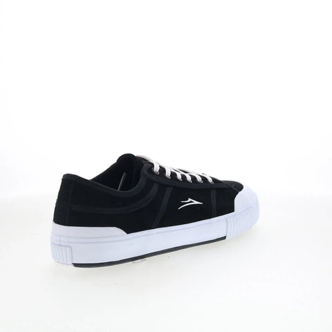 Lakai Conrad Elite Mens Black Suede Lace Up Skate Inspired Sneakers Shoes