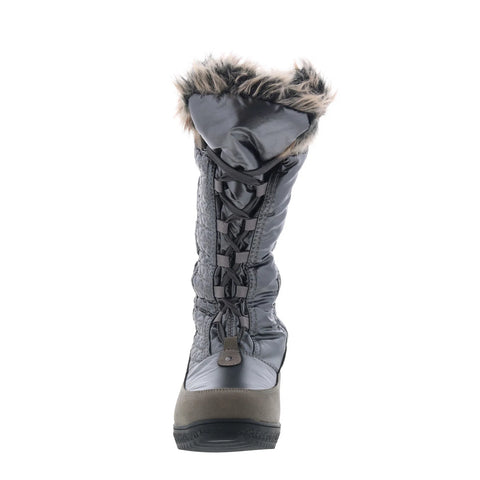Spring Step Fotios FOTIOS-GRY Womens Gray Leather Zipper Knee High Boots