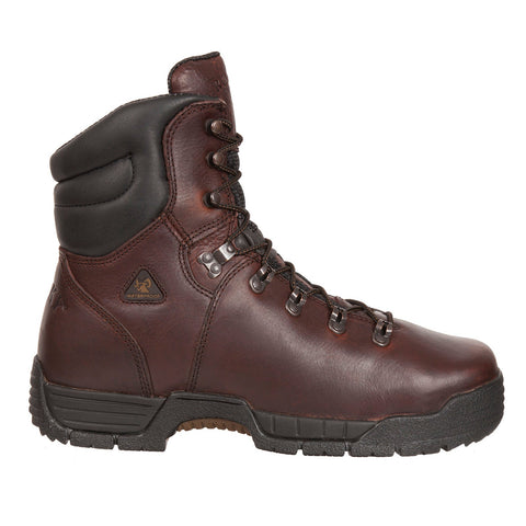 Rocky Mobilite Steel Toe Waterproof Oil-Resistant Mens Brown Boots