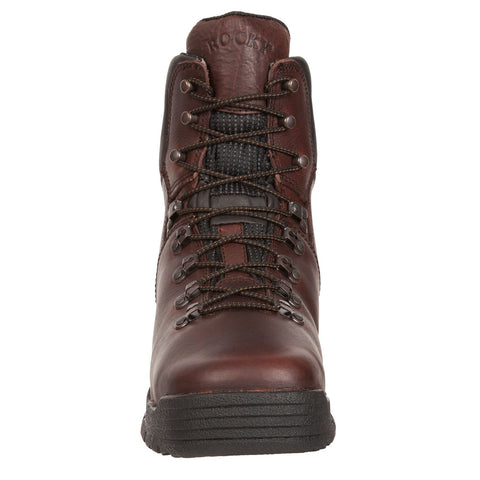 Rocky Mobilite Steel Toe Waterproof Oil-Resistant Mens Brown Boots