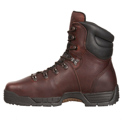 Rocky Mobilite Steel Toe Waterproof Oil-Resistant Mens Brown Boots