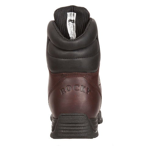 Rocky Mobilite Steel Toe Waterproof Oil-Resistant Mens Brown Boots