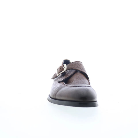 Di Bianco Fiddle Mens Brown Leather Loafers & Slip Ons Casual Shoes
