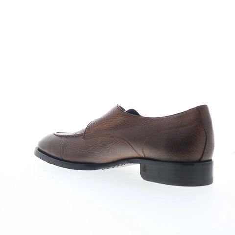 Di Bianco Fiddle Mens Brown Leather Loafers & Slip Ons Casual Shoes