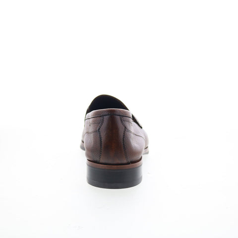 Di Bianco Firenze Ciana Mens Brown Leather Loafers & Slip Ons Penny Shoes