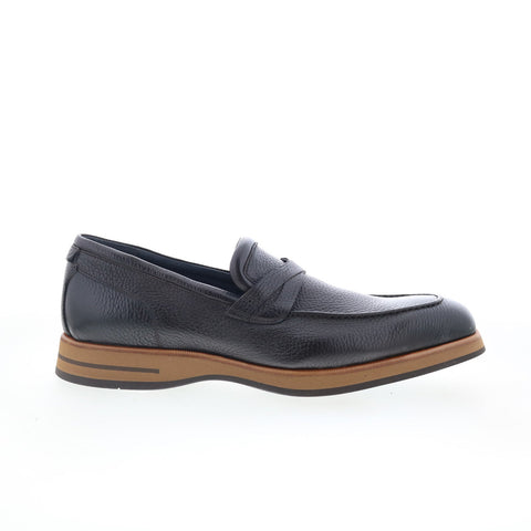 Di Bianco Firenze Mens Brown Leather Slip On Loafers & Slip Ons Casual Shoes