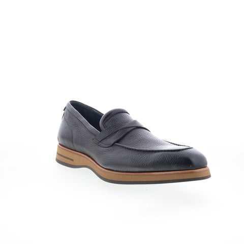 Di Bianco Firenze Mens Brown Leather Slip On Loafers & Slip Ons Casual Shoes