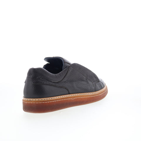Di Bianco Flaminio Mens Brown Leather Slip On Lifestyle Sneakers Shoes