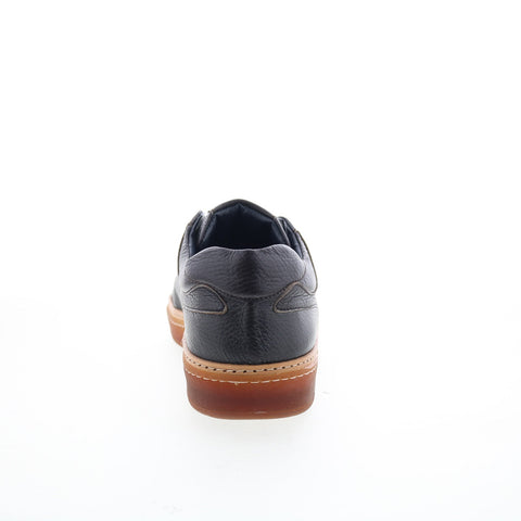 Di Bianco Flaminio Mens Black Leather Slip On Lifestyle Sneakers Shoes
