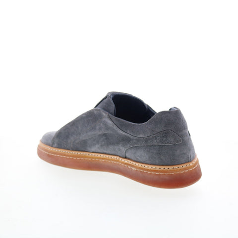 Di Bianco Flaminio Mens Gray Suede Slip On Lifestyle Sneakers Shoes