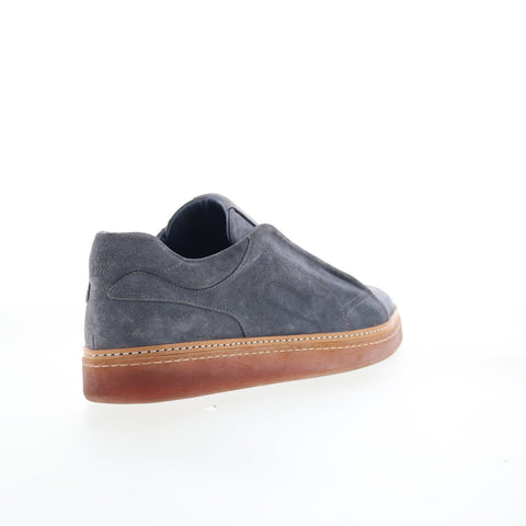 Di Bianco Flaminio Mens Gray Suede Slip On Lifestyle Sneakers Shoes