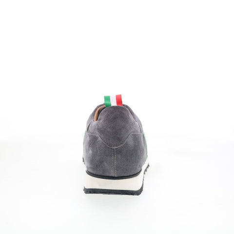 Pastori by Di Bianco Florian Mens Gray Suede Lace Up Lifestyle Sneakers Shoes