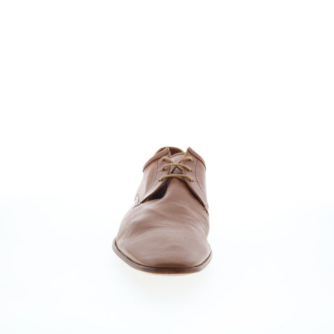 Giano BiBox G143 Mens Brown Leather Lace Up Oxfords & Lace Ups Casual Shoes